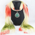 Fashion Women's Elegant Charm Tassels Rhinestone Decorated wholesaler jewelry with jewelry scarf pendant scarf jewelry scarf